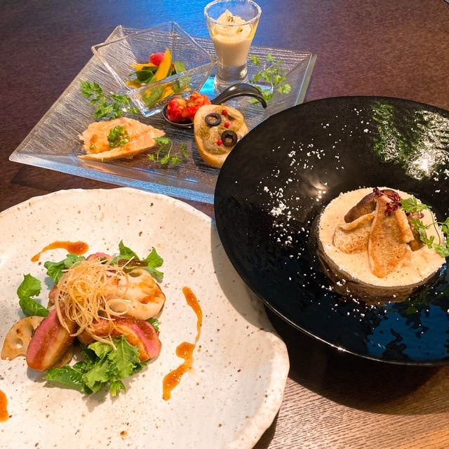 お箸で食べる和テイストな新感覚イタリアンコース