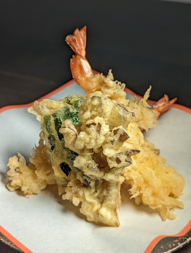 春野菜+魚介の天ぷらコース