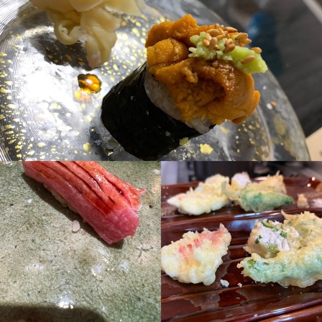 贅沢　鮨と天ぷらの和食コース
