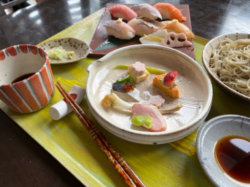 海鮮握り寿司と手打ち蕎麦懐石料理