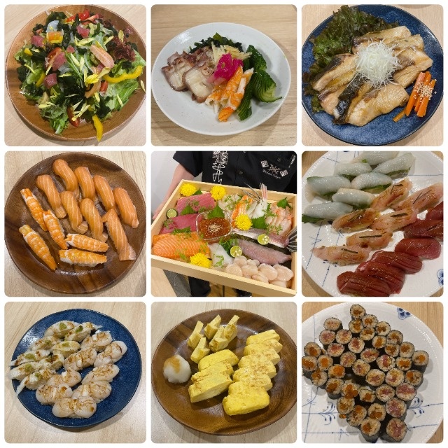 寿司職人が握る寿司と和食のコース